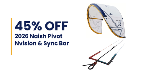 45% OFF 2026 NAISH PIVOT NVISION ALUULA 9M & 2026 NAISH SYNC BAR - Wing and Kite