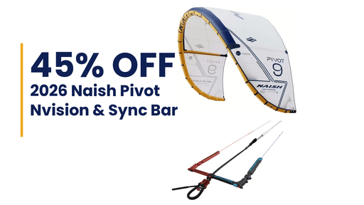 45% OFF 2026 NAISH PIVOT NVISION ALUULA 9M & 2026 NAISH SYNC BAR - Wing and Kite