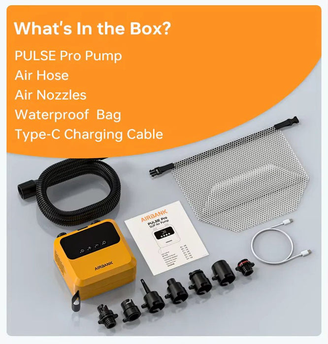 AIRBANK - Pulse Pro battery - powered electric pump - Wing and Kite