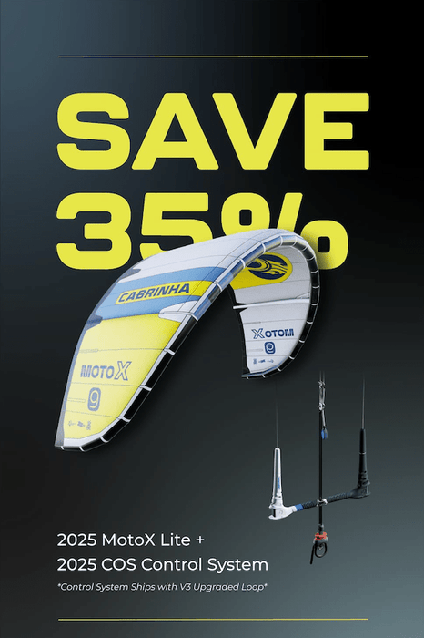 CABRINHA MOTO X LITE KITE WITH C.O.S TRIMLITE BAR - Wing and Kite