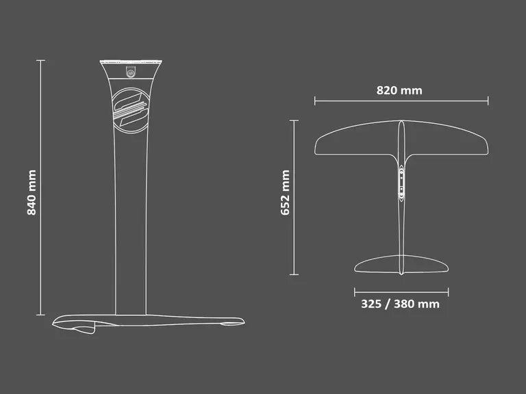 SABFOIL RAZOR PRO 825 - 653 - 370/83 - Wing and Kite