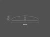 SABFOIL REVERSE 375 PRO FINISH | HYDROFOIL STABILIZER - S375/PF - Wing and Kite