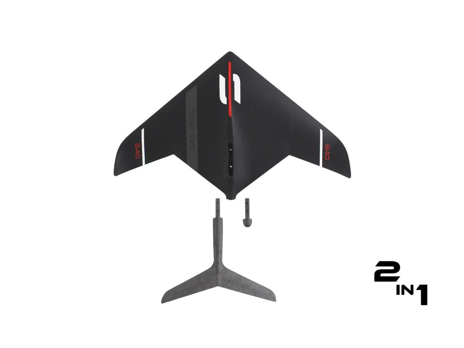 SABFOIL SEA DEVIL 840, 1040 & 1240 | MODULAR HYDROFOIL 2 - in - 1 - Wing and Kite